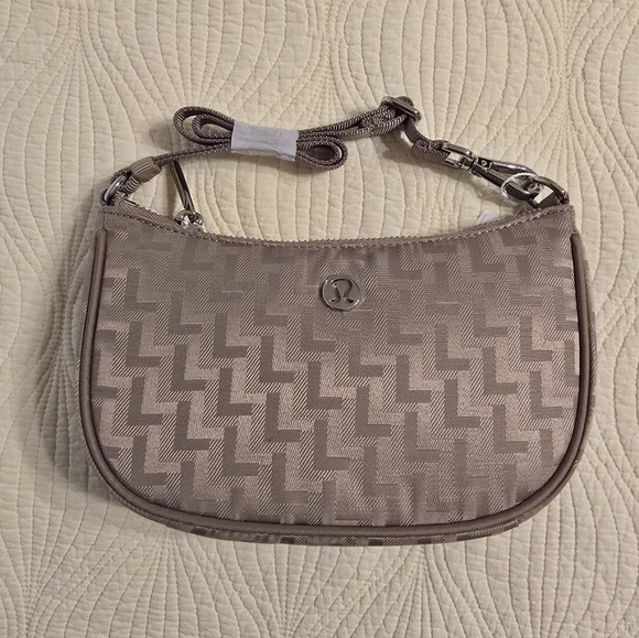 lululemon athletica Handbags - NWT Lululemon Athletica City Essentials Mini Shoulder Bag, Monogram Jacquard